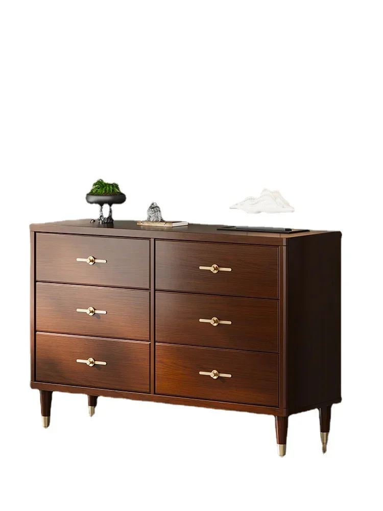 Long - lasting Solid wood chest of drawers, living room, storage cabinets, large drawers