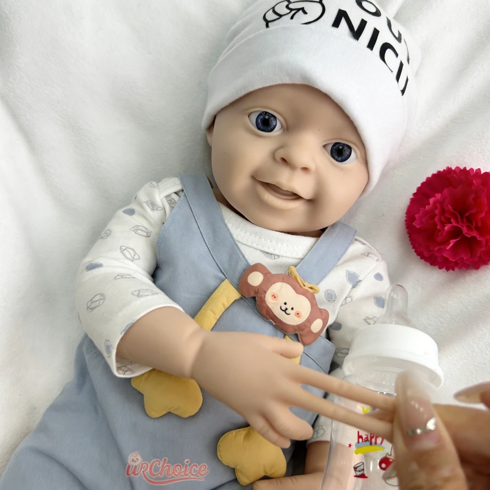 دمية ولد واقعية بطول 18 بوصة م - مراجعة Reborn Baby Doll Silicone Realistic وسعره
