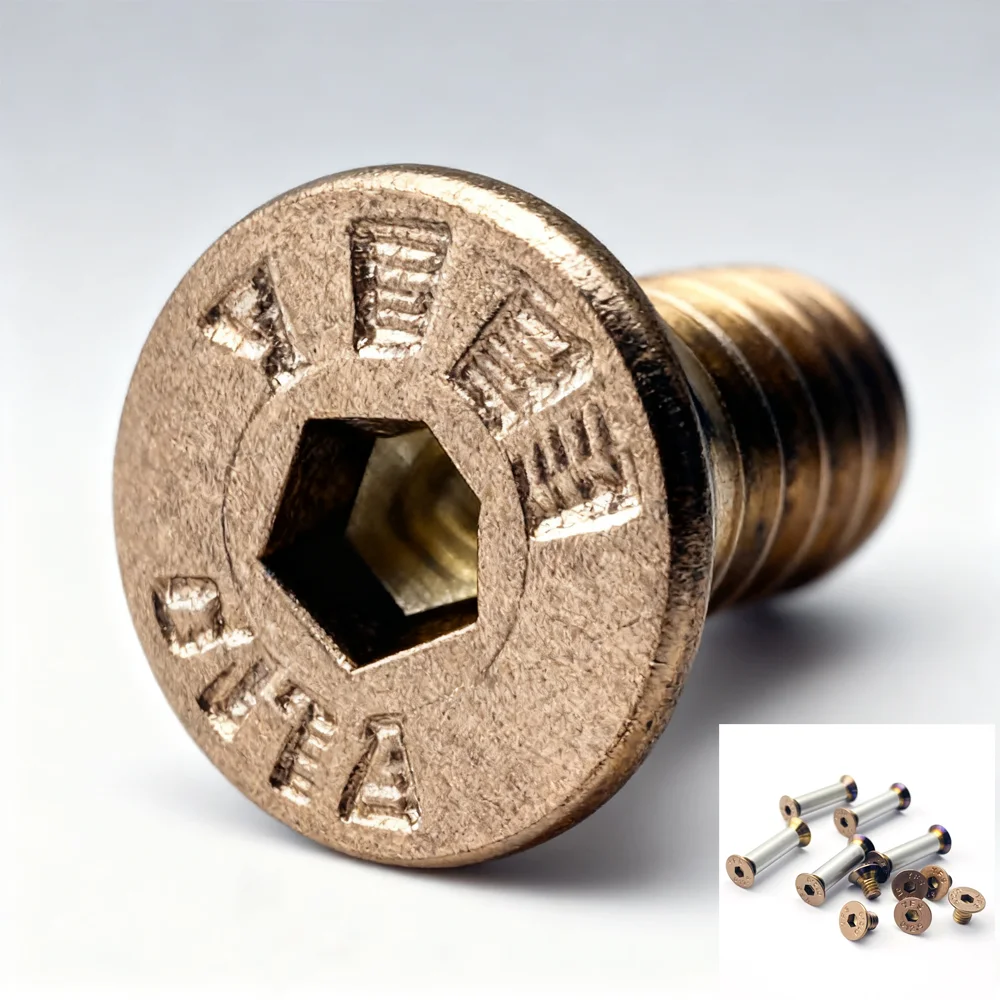 

10Pcs/Lot 416 Stainless Steel Knife Handle Lock Screws - Shirogorov Knives Style, DIY Knife Making Rivet Bolt Fasteners