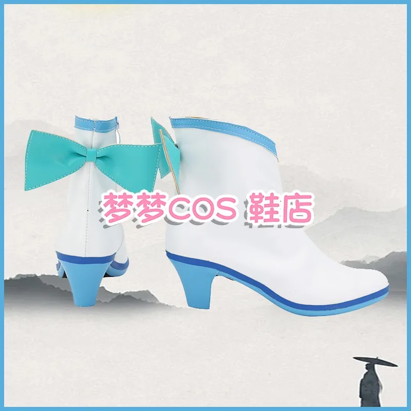 Pretty cura cura wink feminino cosplay sapatos aokaze nana cos jogo anime festa uniforme halloween jogar papel sapatos