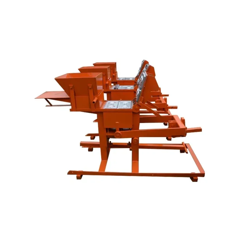 Fabricación de venta qmr2-40 prensa manual máquina de ladrillos ecológica