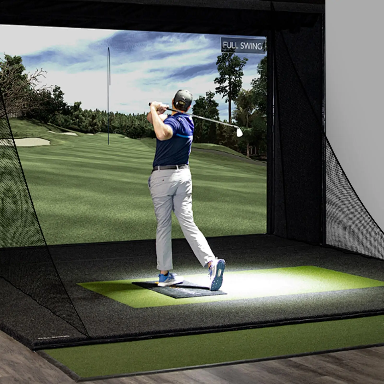 جولف سوينغ الكرة حجب الجانب صافي حاجز المعاوضة جولف ضرب شبكات جانبية جولف ضرب عرقوب صافي مرفق للجولف البيسبول #5