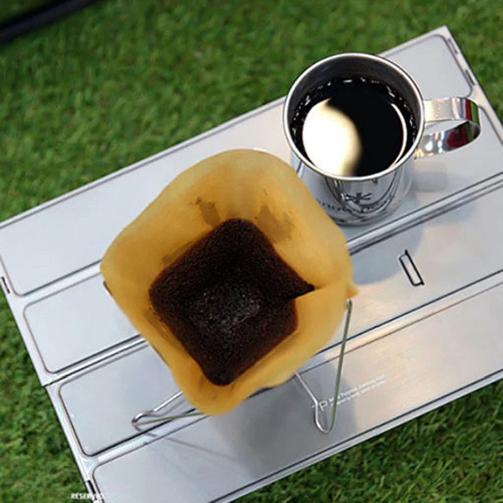 

Stainless Steel Coffee Funnel Outdoor Filter Drip Rack Foldable Dripper Automatic