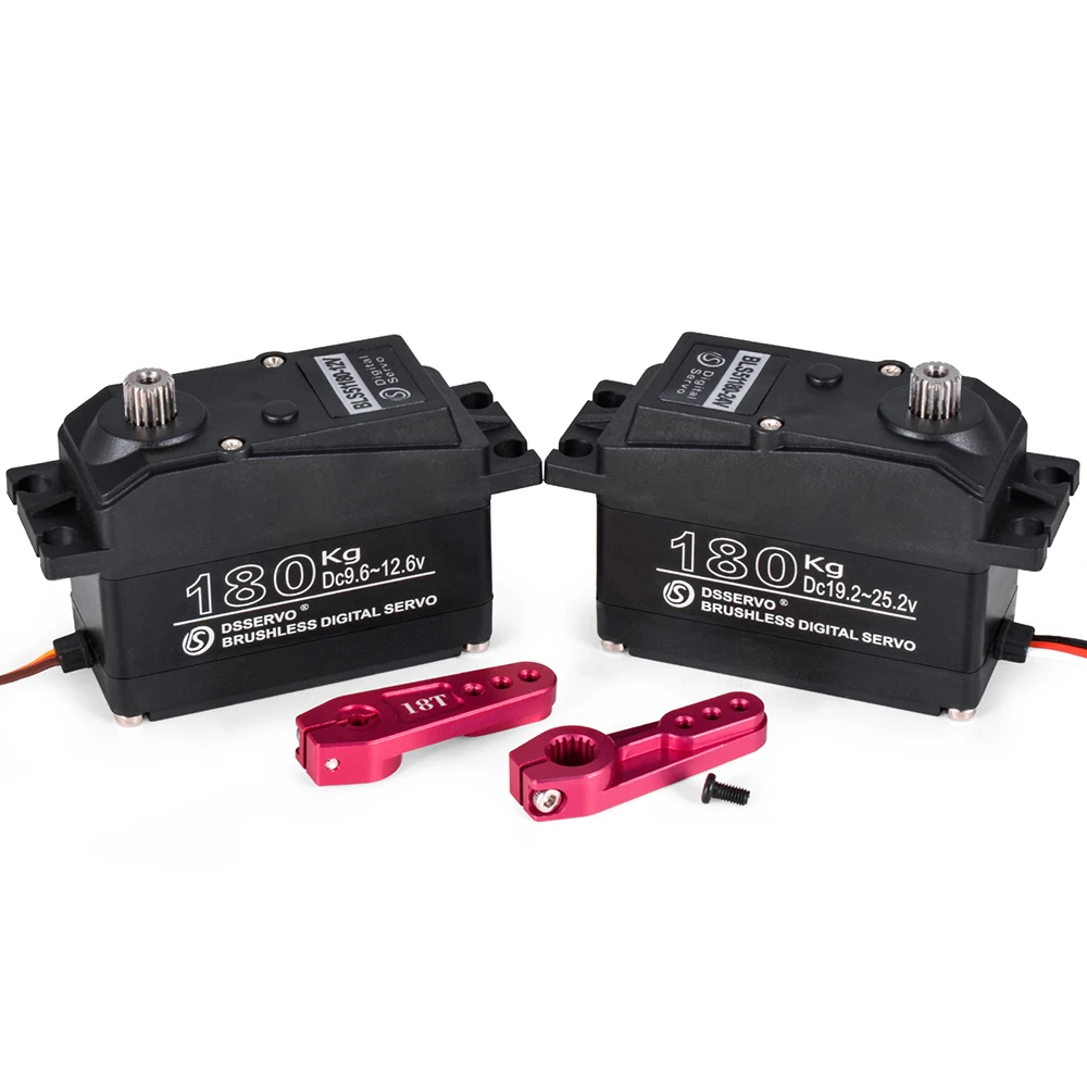 9IMOD 180KG Brushless Servo RC Digital Servo 12V/24V 180/270 Degree High Torque Servo for 1/5 RC Car Baja Car