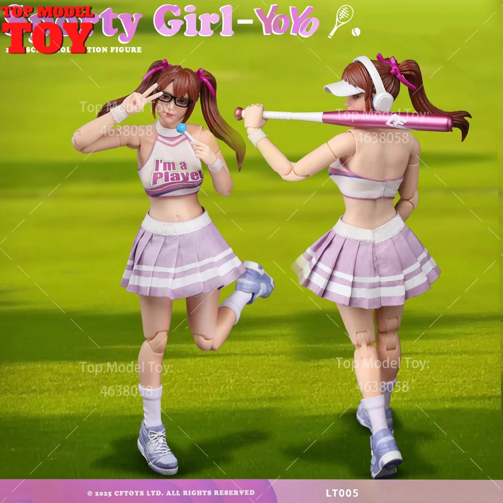 

CRAZY FIGURE LT005 1/12 Super-Flexible Seamless Body Sporty Girl YoYo with Accessory 6‘’ Female Soldier Action Figure Dolls