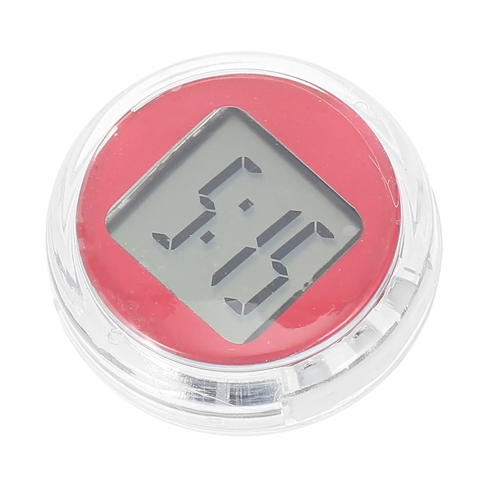 

Self-Adhesive Waterproof Car Clock Mini Coin Size Dashboard Digital Clock Motorcycle Scooter Bike Auto Interior White