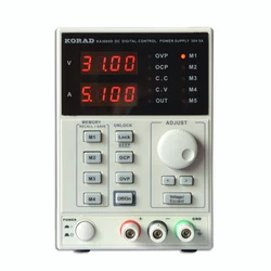 KA3010D DC Power Supply 30V 10A 0.01V 0.001A Digital Regulated Programmable Precision Variable Regulated Power Supply