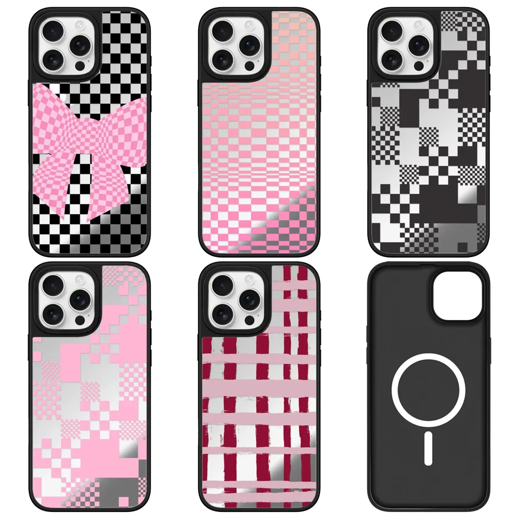 

Mosaic Mirror Surface Case for IPhone 12 13 14 15 16 17 Pro Max Case - Protective IPhone Case