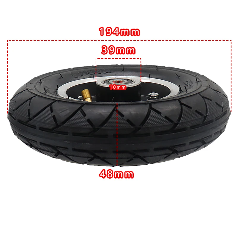 200x50 Electric Scooter Tyre WheelCenter Axle Hub 8\