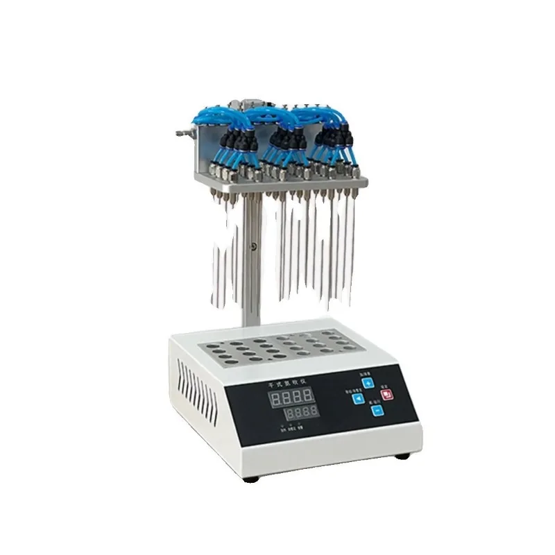 Laboratory automatic 12-well/24-well, pesticide residue biological samples, rapid detection purge instrument