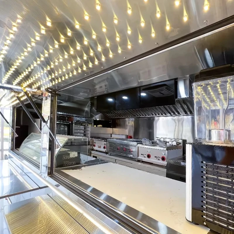 Custom Food Truck Trailer Full - Mobile Coffee Van Equipment recension och pris