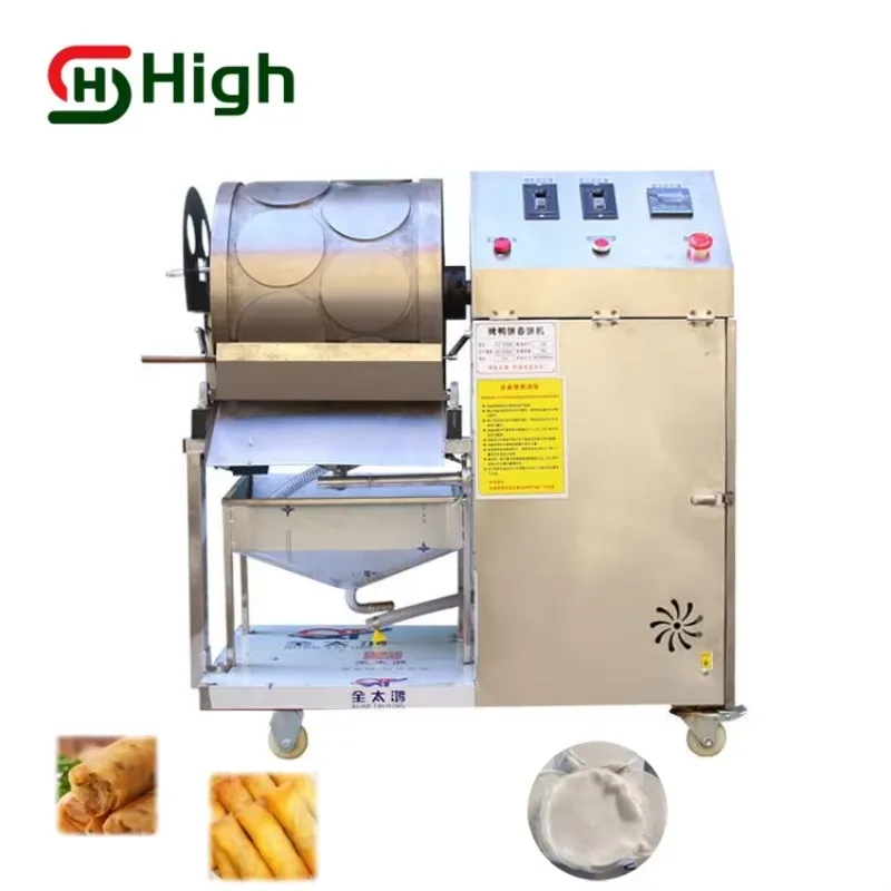 Mini Professional Fully Automatic Chapati Crepe and Pancake Making Machine