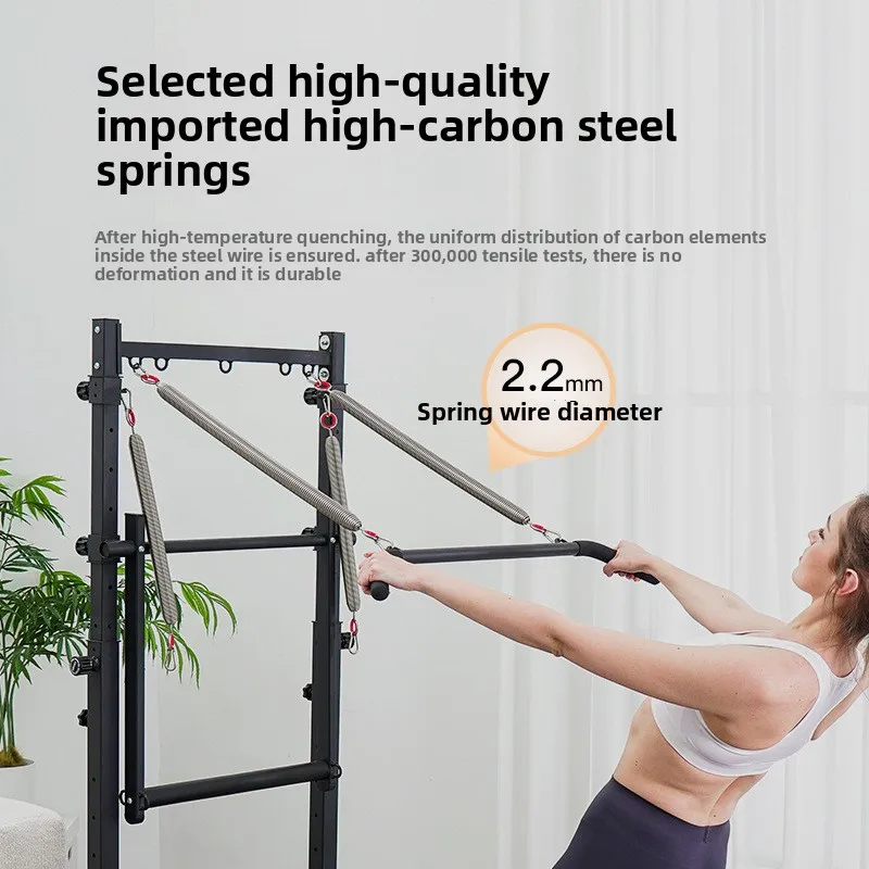 برج بيلاتيس منزلي قابل للطي شبه مرتفع وقابل للسحب وقابل للفصل