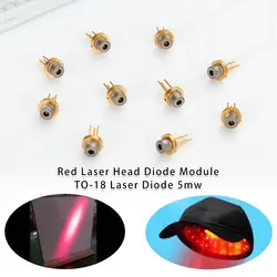 1/2/5/10Pcs Hoge Kwaliteit High Power Diy Lab Rode Laserkop Branden Infrarood Tot-18 Laser Diode Diode Module