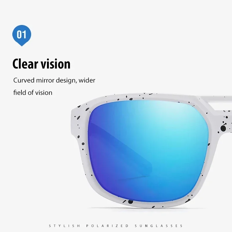 

XUKA Driving Sunglasses OpticsTR90 Polarized Myopia Windproof Prescription Glasses -0.50Goggles Men Women Fashion UV400 to -6.