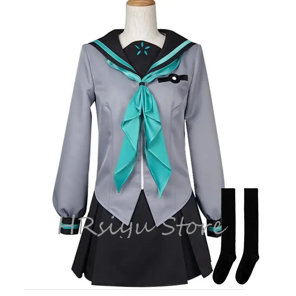 

Women's Cosplay Shinoa Hiiragi Costume School Uniform Dress Full Set （customized）