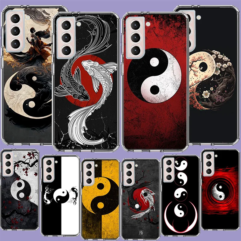 Eight Diagrams Taiji Yin Yang Phone Case For Galaxy A15 A25 A35 A55 Samsung A10 A20E A30 A40 A50 A70 A11 A21S A31 A41 A51 A71 A9