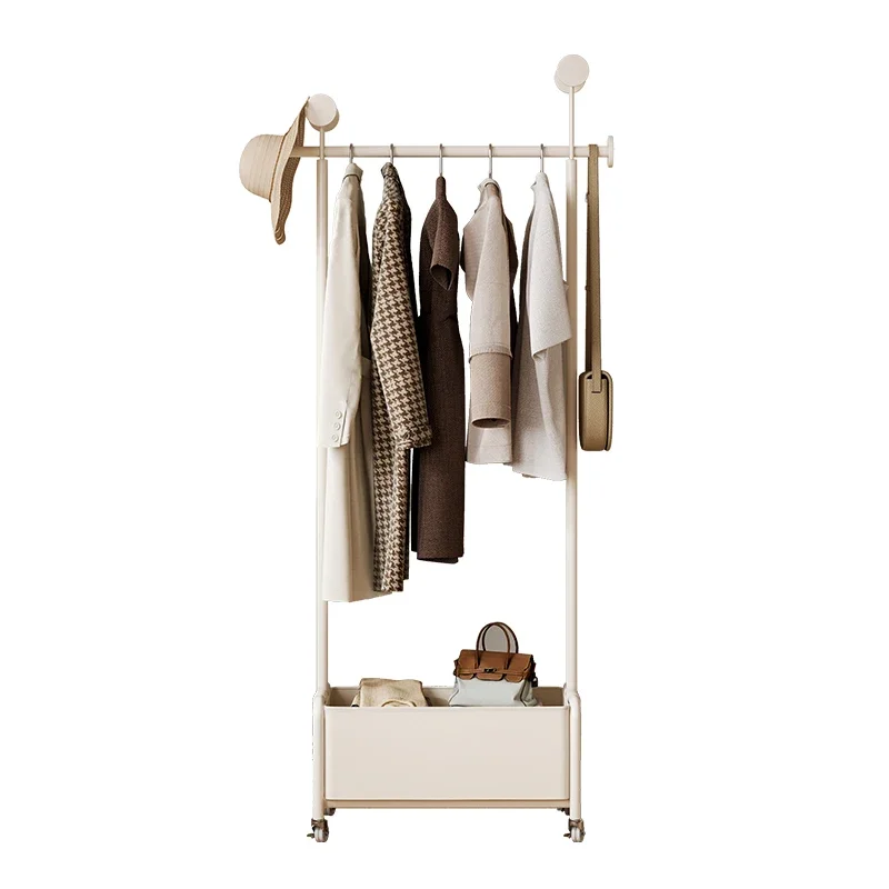 

French Hanger Floor to Floor Bedroom Coat Rack Home Mobile