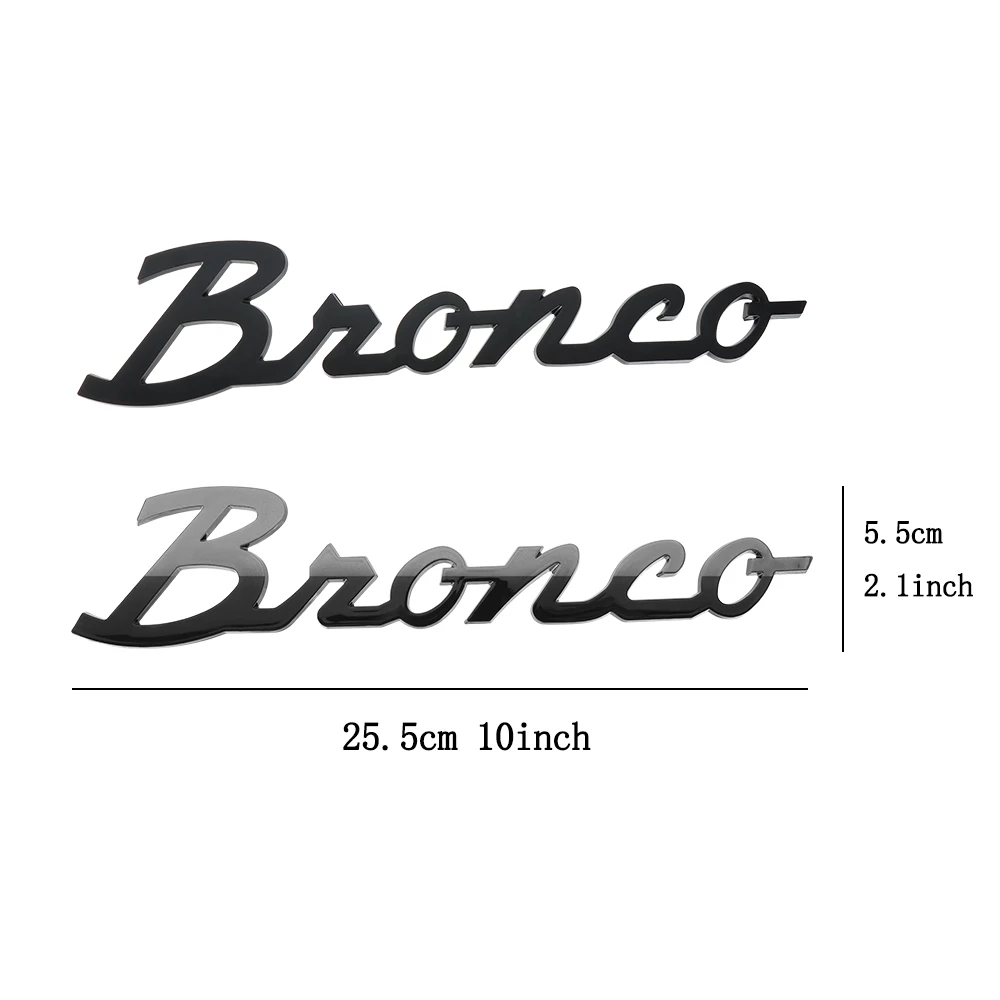 Car Styling 3D Metal Chrome Zinc Alloy Emblem Badge Sticker Decal Auto Accessory For Ford Focus Bronco STRACING Fusion Kuga