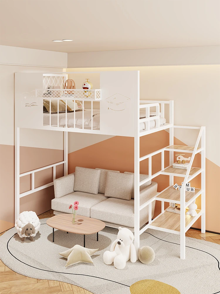 empty single under the bed upper floor duplex space-saving apartment healthy and environmentally friendly thickened iron