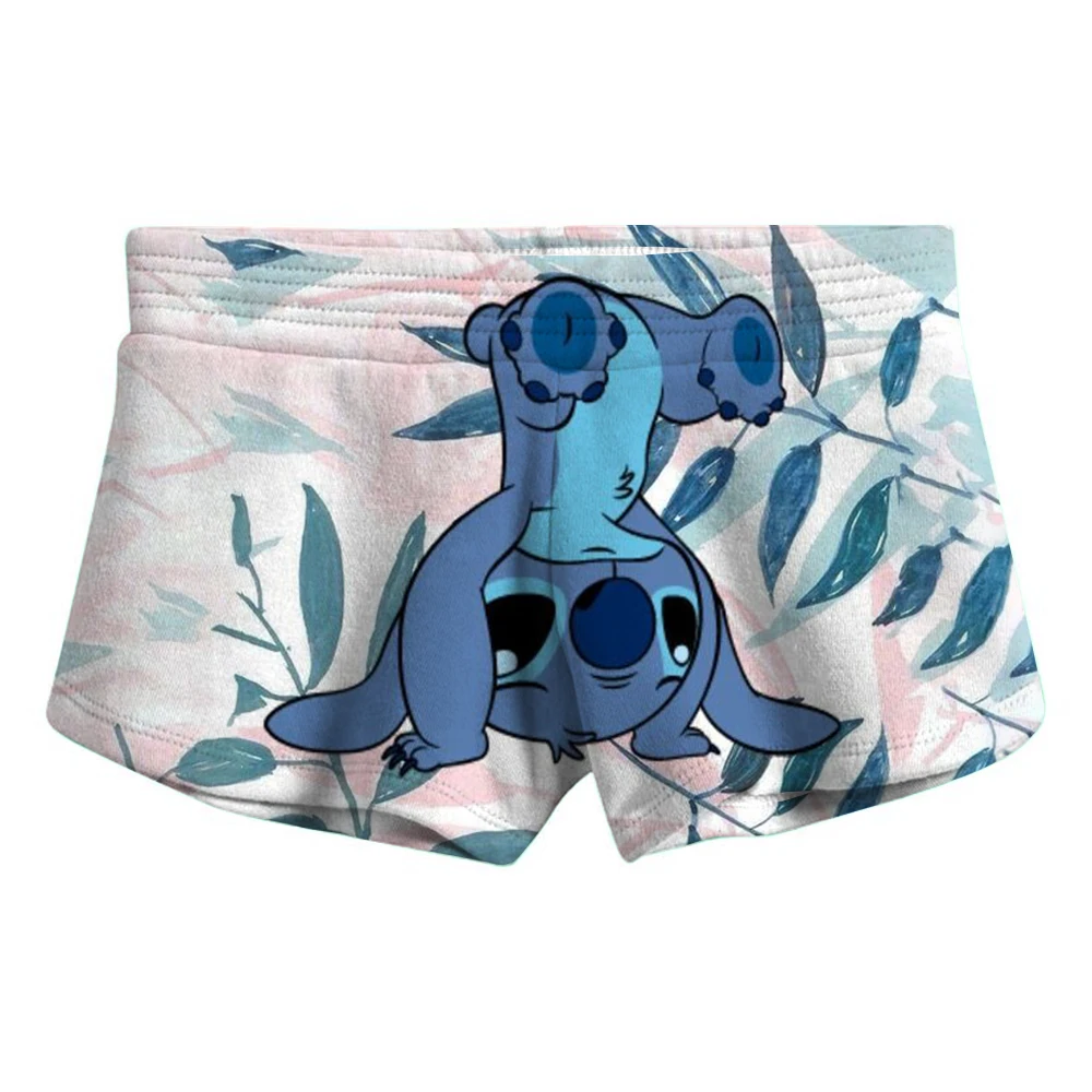 أزياء الصيف الأطفال السراويل ديزني غرزة طباعة بناطيل الشواطئ فضفاضة سريعة الجافة تنفس الرباط ملابس الأطفال #5