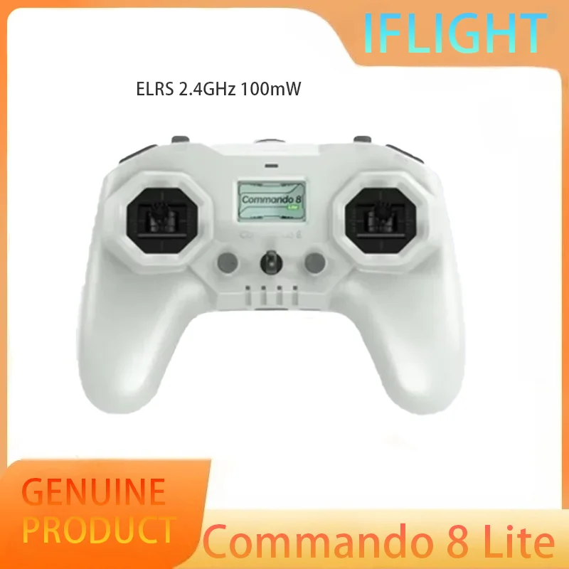 

IFlight Commando 8 Lite Radio Transmitter Remote Controller ExpressLRS 2.4GHz 100mW Built-in Battery For RC FPV Racing Drone