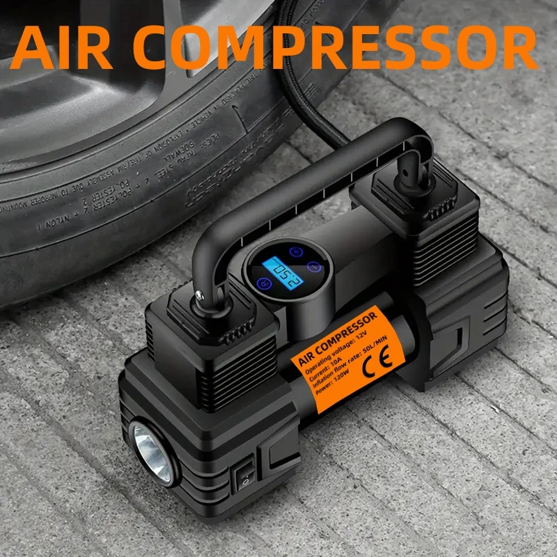 Car Inflator Pump for Small Cars 12V New High-Power Portable Tire Inflating Pump for Vehicles