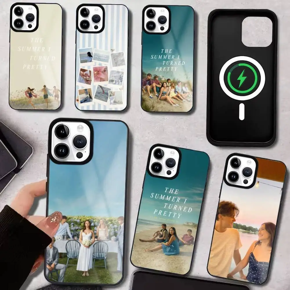 

The S-Summer I Turned Pretty Phone Case For iPhone17,16,15,14,13,12,11 Plus,Pro Max Magnetic For Magsafe Wireless Charging