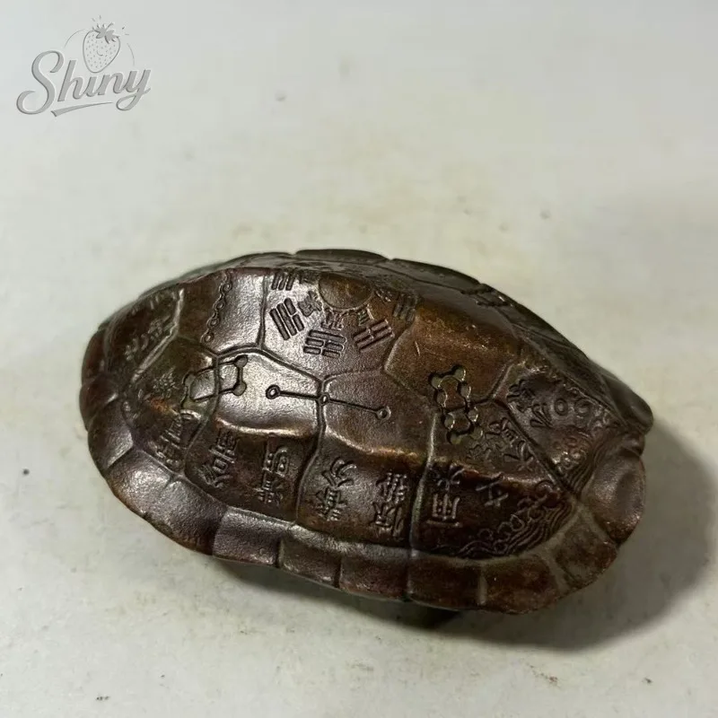 Antique Copper Turtle Shell Handles Portable Small Ornaments and Home Decoration Items That Are The Richest in The World