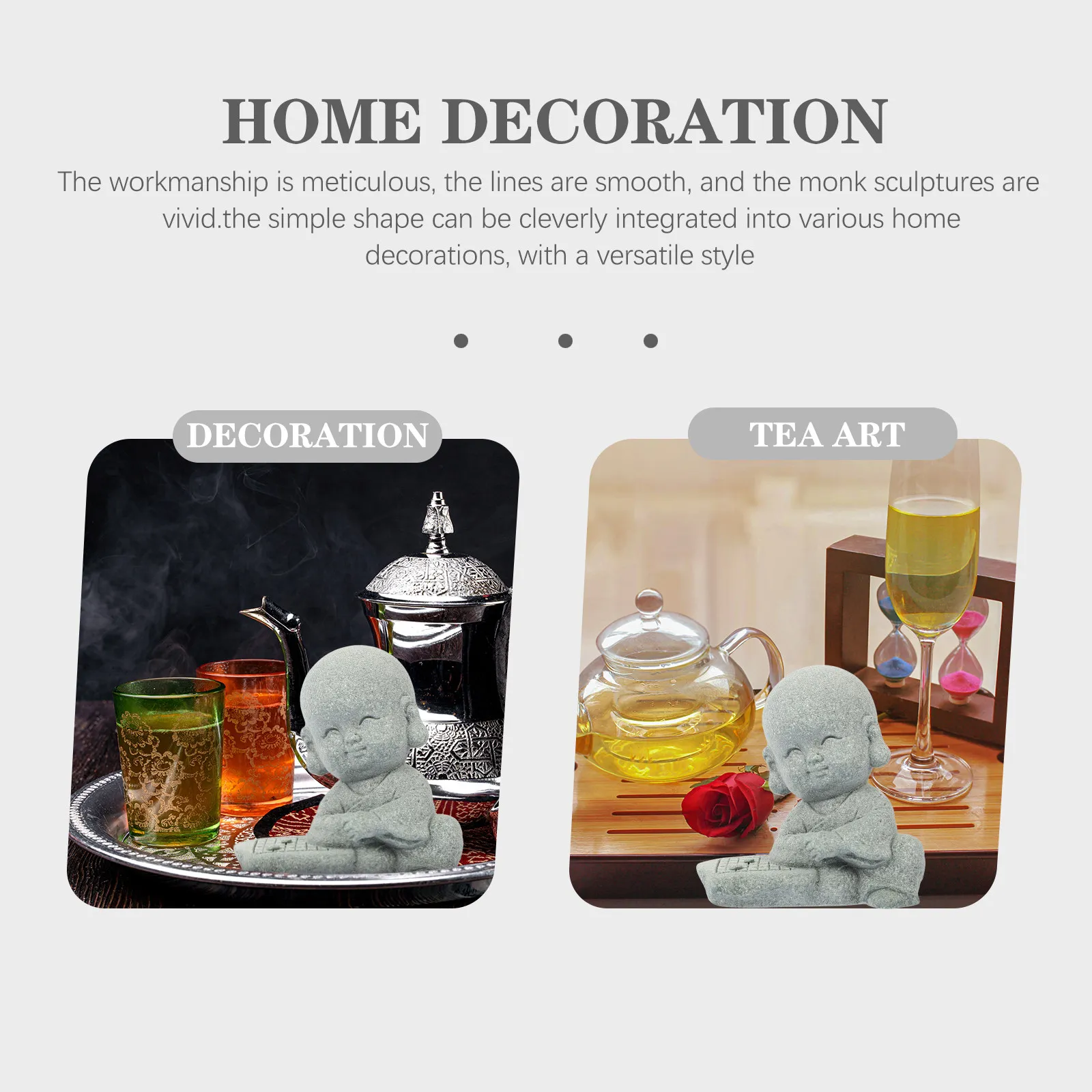 Premium Statue Desktop Decor Exquisite Handcrafted Detail Smooth Wear-Resistant Surface Home Office Dorm Decoration