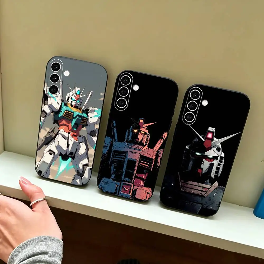 Gundams Cartoon Mens Fave  Phone Case Black Silicone Soft For Samsung Galaxy A73,A72,A71,A70,A53,A52,A51