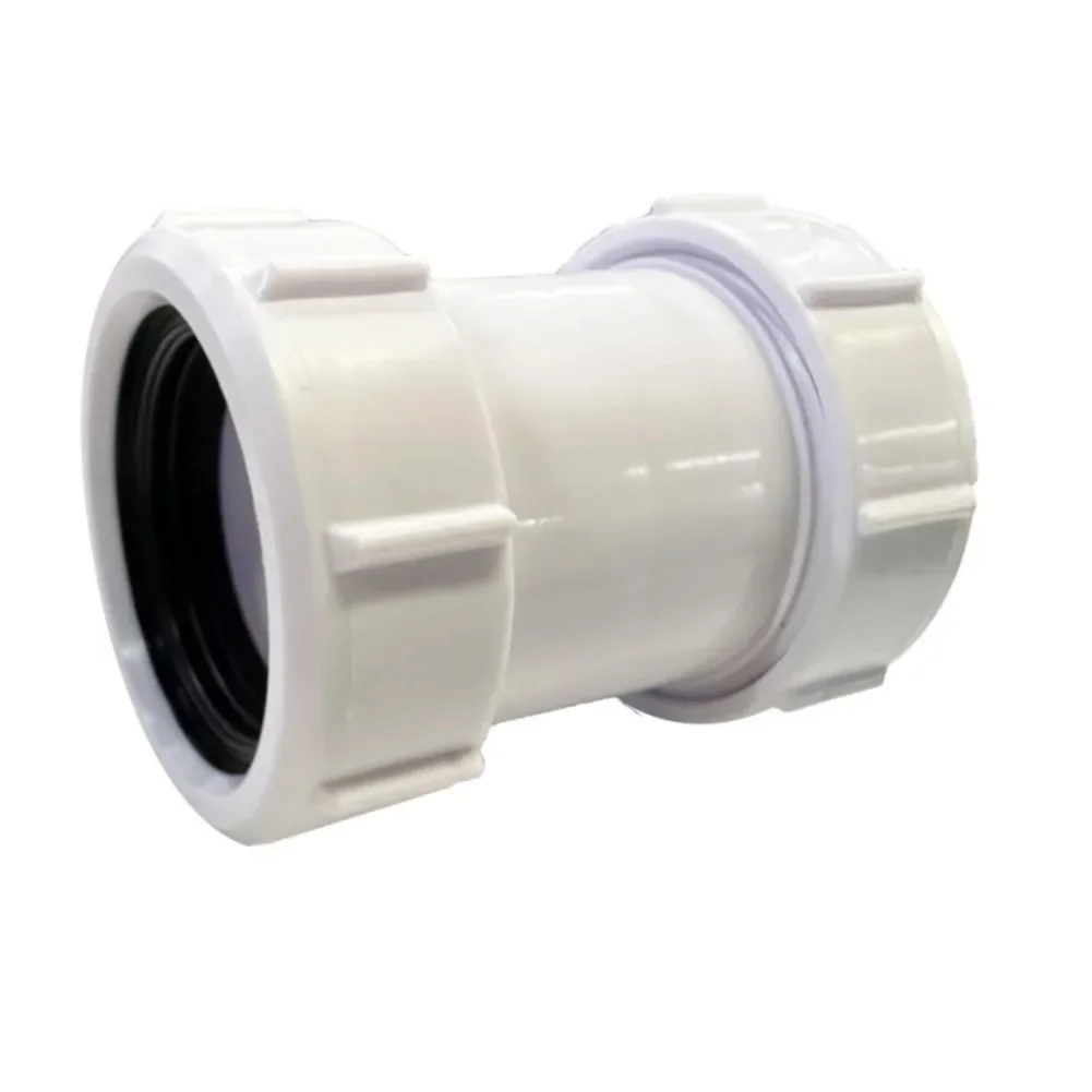 40mm Straight Pipe Connector Polypropylene PVC Extension Connector 2PCS 4PCS for Plumbing Installation in Kitchen and Bathroom