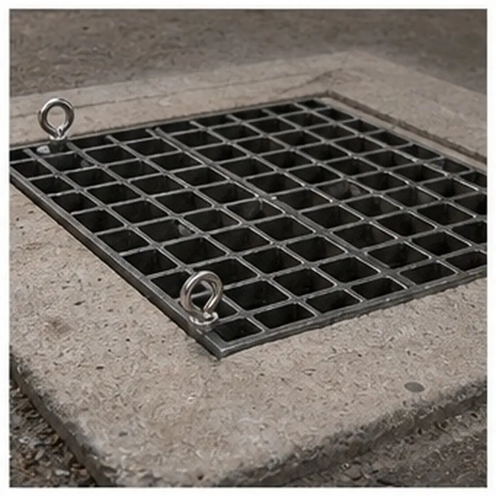 8Pcs Stainless Steel Expansion Hook Bolt M6 Concrete Wall Bolt Anchor for Securing Manhole Covers Mesh Grates Outdoor Urban