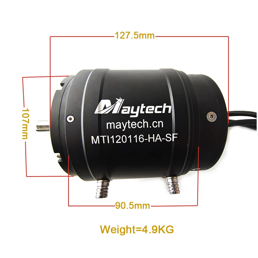 Maytech 18.8KW Brushless Motor Sensored Inrunner Watercooled Electric Motorcycle EV Car Engine 200KV Surfboard