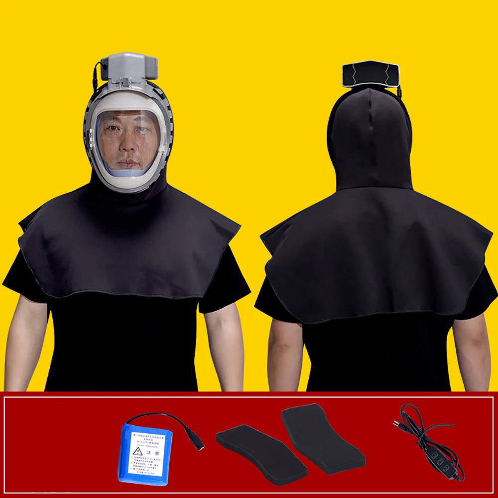 

360° Harvester Electric Dust Mask, Air Supply and Industrial Dust Prevention Full Face Integrated Type