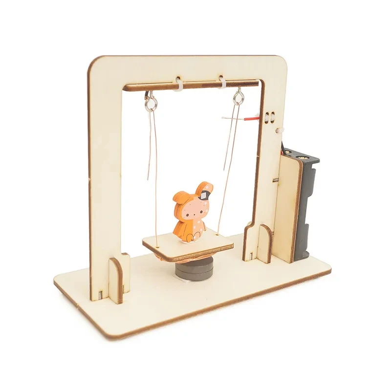 

DIY Electromagnetic Swing Model Kit Children Technologia Science Toys Experimental Tool Kit Learning Education Kids G54