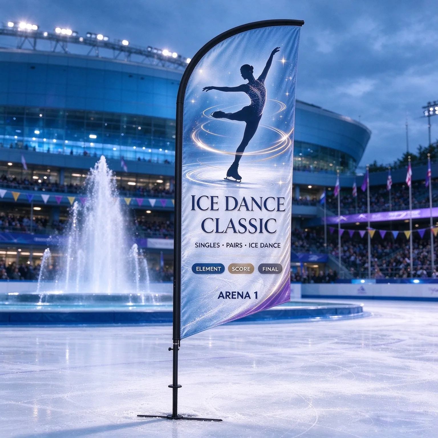 Double-Sided Custom Feather Flags for Outdoor Events Personalized Printed Banners with Custom Images Logos & Text Ideal for Spor