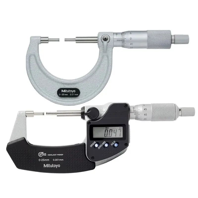 0-25mm hochpräzises digitales Keil mikrometer mit kleinem Kopf 261-178 331 261-171 mikrometer mit abgesetztem Messflächen