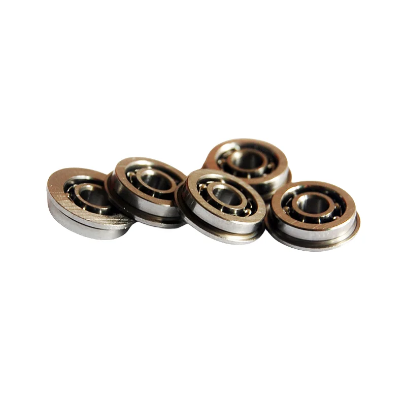 50pcs MF63 open flanged bearing LF-630 3*6*2 mm Miniature flange ball bearings ABEC-5 3x6x2 mm