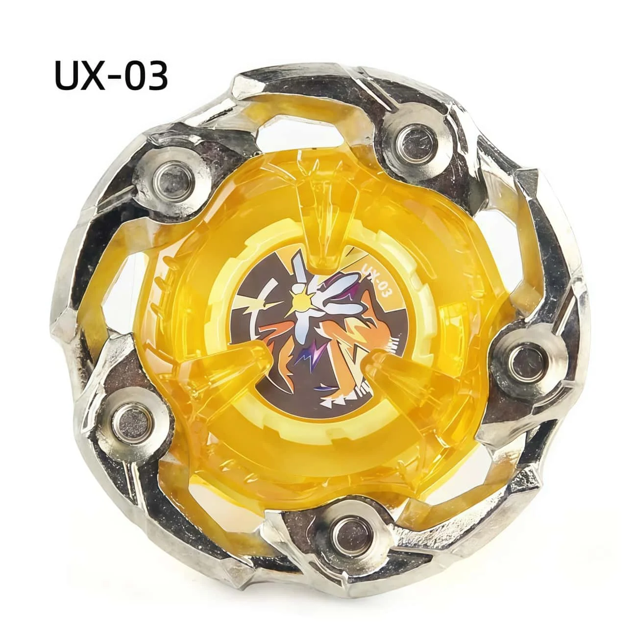 UX-03 Wizard Rod Nanairo Multi Exclusive Metal Spinning Top Stamina Gyro Kids Competitive Battle Hobby Collectible Toy