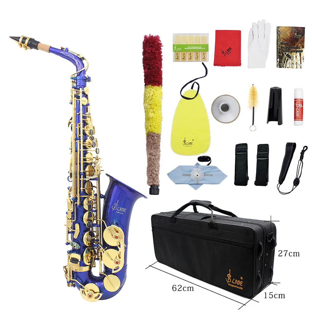 管楽器 ammoon LADE サックスセット Eb E-フラットアルトサックス