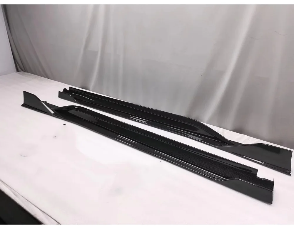 Hot Selling Series SF90 Dry Carbon Fiber Side Skirt for SF90 LANOUT Style Carbon Fiber Extended Side Skirt