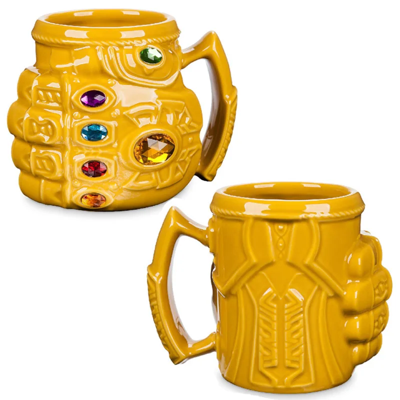 Thanos gloves Ceramics Mugs coffee mug Milk Tea office Cups Drinkware the Best birthday Gift with Gift Box for friends