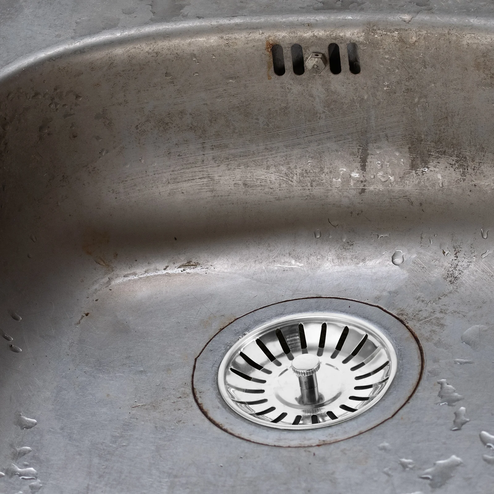 

Sink Covers With Drain Holes For Kitchen Bathroom Small Hole Anti-Clogging Strainer Filter Stopper Set Stainless Steel