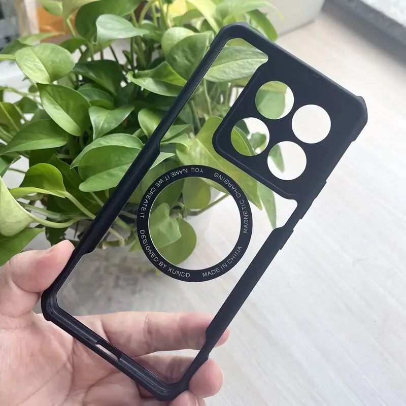 For Xiaomi 14T Pro Case Xundd Airbag Shockproof Magnetic Transparent PC Back Camera Protection Cover For Xiaomi Mi 14T Pro image 3