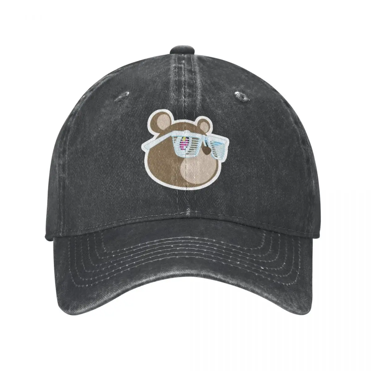 Kanye West Graduation Bear Merchandise Men Women Trucker Hat Funny Bear Distressed Washed Caps Hat Vintage Outdoor Golf Dad Hat