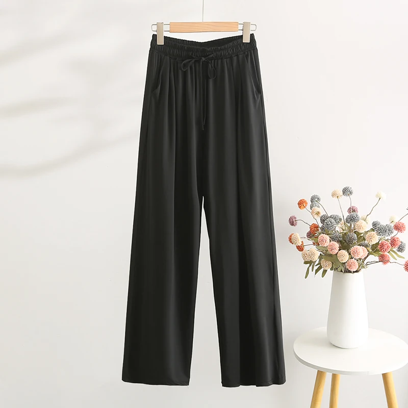 New Wide Leg Pants UPF 50+ UV The Wild Pants Loose Wide Leg Pants Women Sun Protection Sunscreen Straight InsTrouser Pants 4XL