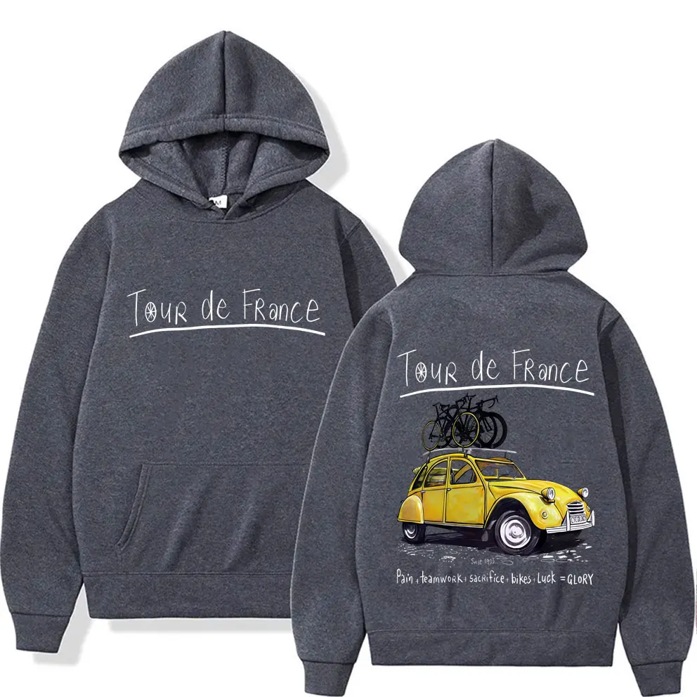 Estrada tripe moletom com capuz equitação bicicleta ciclismo moletom ao ar livre carro gráfico hoodies criativo bicicleta de estrada branco moda masculina streetwear