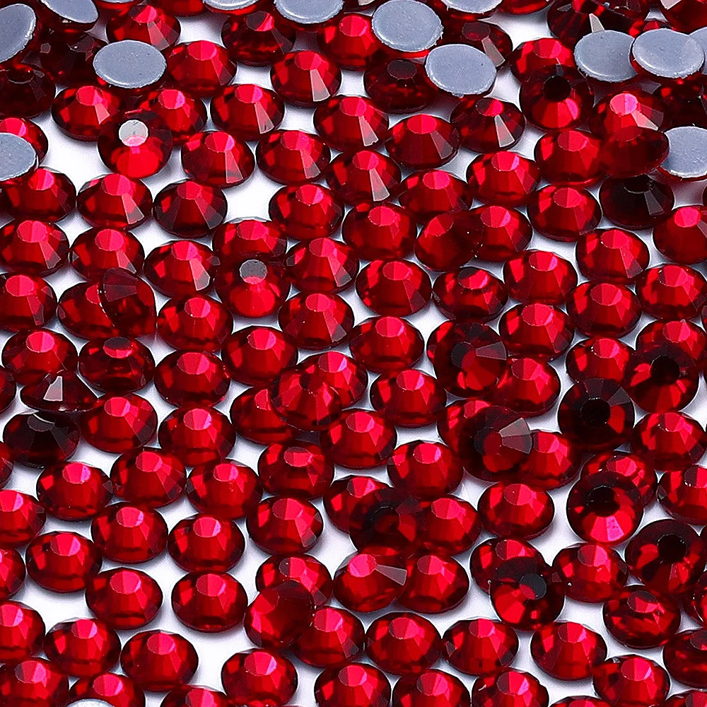 SS6-SS20 1440Pcs/Bag Hotfix Glass Round Rhinestones Hotsale Wedding Dress Decoration Crystal For Nail Art DIY Accessories