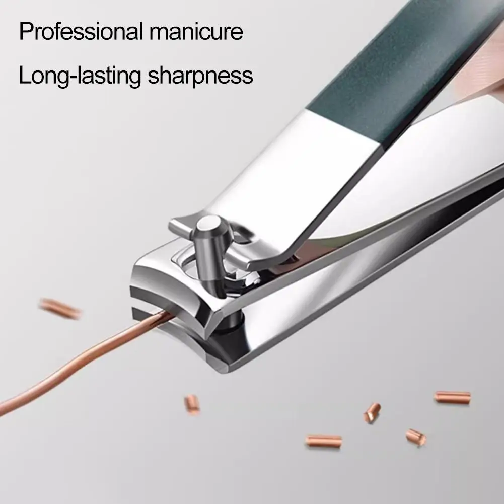 Set di manicure portatili da 10 pezzi Kit per pedicure Set di tagliaunghie nero brillante Strumenti per la cura personale Forbici ﻿